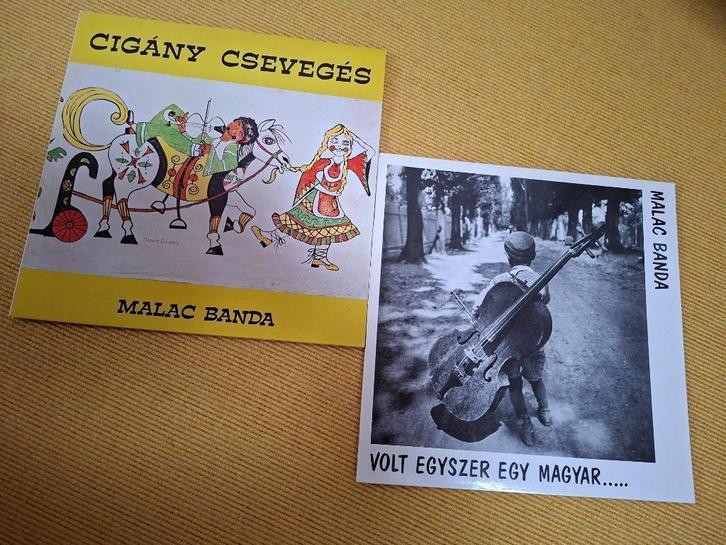 MALAC BANDA - 2 originele LP's studenten zigeuner kapel, Cd's en Dvd's, Vinyl | Wereldmuziek, Zo goed als nieuw, Europees, 12 inch