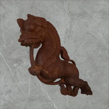 Chinees Foo Dog Houten Beeld beschikbaar voor biedingen