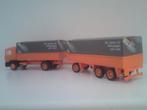 Herpa MAN F90 huifcombinatie W&K. nieuw, Ophalen of Verzenden, Nieuw, Bus of Vrachtwagen, Herpa
