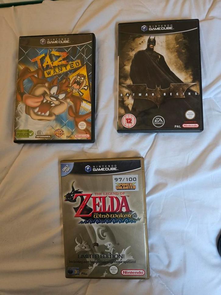 Nintendo GameCube - Compleet!met 3 spellen, Spelcomputers en Games, Games | Nintendo GameCube, Gebruikt, Avontuur en Actie, 3 spelers of meer