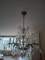 Antieke kristallen kroonluchter 8 armen., Huis en Inrichting, Lampen | Kroonluchters, Ophalen
