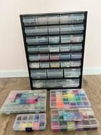 Ladekast met kralen, Hobby en Vrije tijd, Kralen en Sieraden maken, Ophalen, Zo goed als nieuw, Kraal