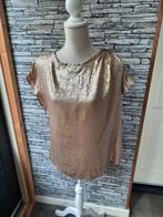 Goudkleurig shirt mt M, Kleding | Dames, Maat 38/40 (M), Overige kleuren, Nieuw, Ophalen of Verzenden