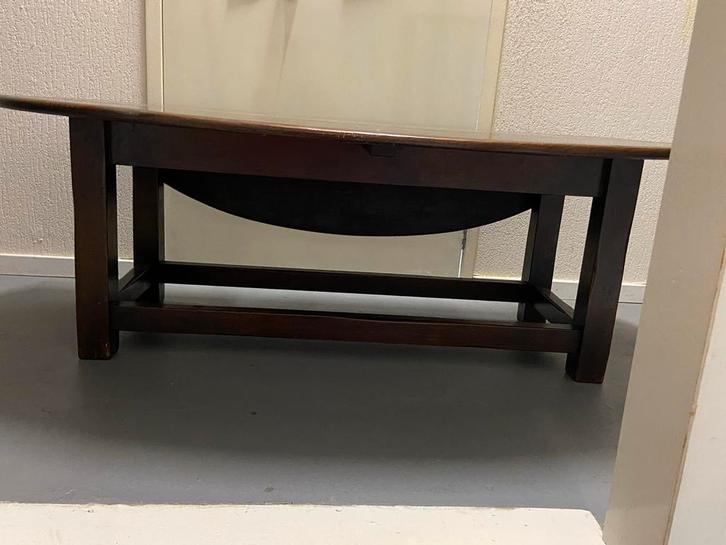 Eiken Hangoor Salontafel - Donker Eiken, Antiek en Kunst, Antiek | Meubels | Tafels, Ophalen