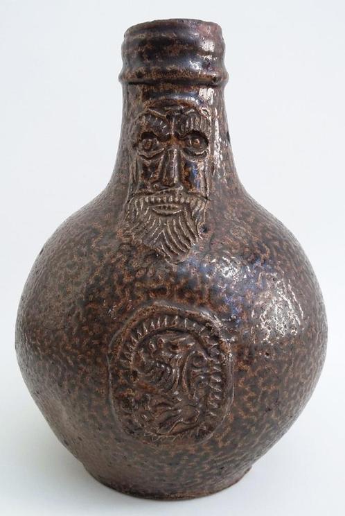 Steengoed Baardmankruik Frechen Duitsland datering 1625-1650, Antiek en Kunst, Antiek | Keramiek en Aardewerk, Ophalen of Verzenden
