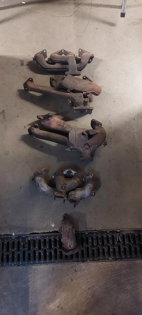 uitlaatspruitstukken Saab, Auto-onderdelen, Uitlaatsystemen, Saab, Gebruikt, Ophalen of Verzenden