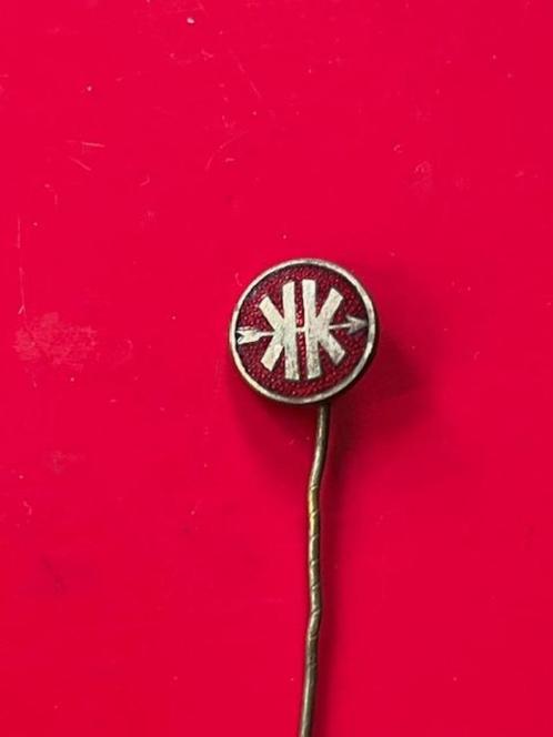 Emaille Speldje Kreidler Bromfietsen en Scooters Duitsland, Verzamelen, Speldjes, Pins en Buttons, Gebruikt, Speldje of Pin, Transport