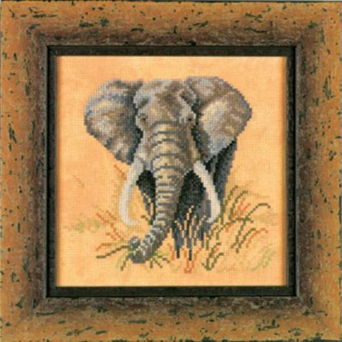 Borduurpakket Olifant 34483, Hobby en Vrije tijd, Borduren en Borduurmachines, Nieuw, Borduurpakket, Handborduren, Ophalen of Verzenden