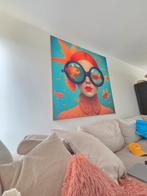 Muur print met frame van murale, Antiek en Kunst, Ophalen