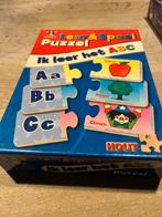 Leer & Speel ABC Puzzel - Houten Educatief Speelgoed, Ophalen, 2 tot 4 jaar, 10 tot 50 stukjes, Zo goed als nieuw