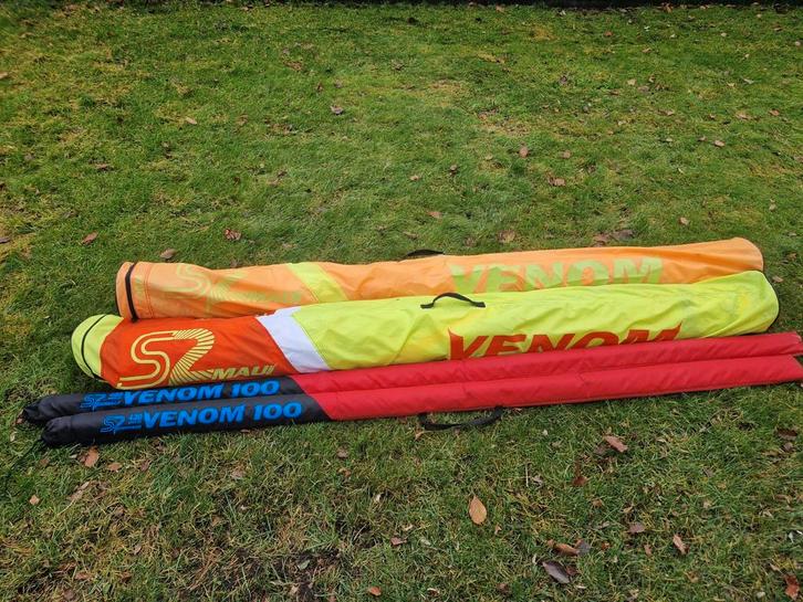 Maui S2 Venom 7.5 en 6.7, masten en duotone power XT 28cm, Watersport en Boten, Windsurfen, Zeil, Minder dan 5 m², Ophalen of Verzenden