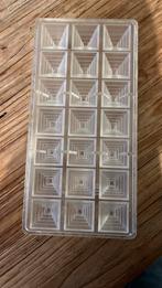 Polycarbonaat Mal Piramide - Chocolade, Zeep, etcGips, Ophalen of Verzenden, Gebruikt