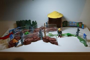 playmobil veel onderdelen dierentuin 4850, hekken, hokken beschikbaar voor biedingen
