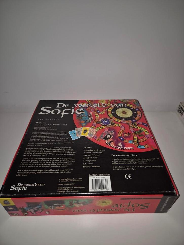 De Wereld van Sofie - Bordspel, Hobby en Vrije tijd, Gezelschapsspellen | Bordspellen, Gebruikt, Ophalen of Verzenden