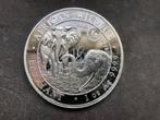 2018 Somalia - 15th anniversary Elephant - 1 oz silver, Zilver, Ophalen of Verzenden, Losse munt, Overige landen