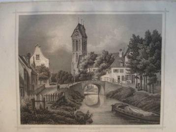 81 / Oudewater  Staalgravure  1860 beschikbaar voor biedingen