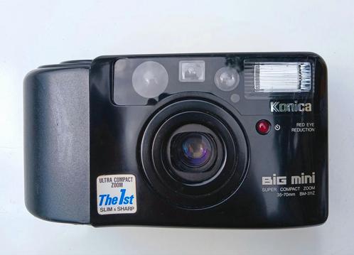 Konica analoge fotocamera, Audio, Tv en Foto, Fotocamera's Analoog, Zo goed als nieuw, Compact, Konica, Ophalen of Verzenden
