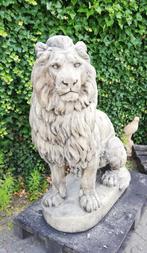 Set grote leeuwen antieklook Tuinbeelden, Ophalen of Verzenden, Nieuw, Beton, Dierenbeeld