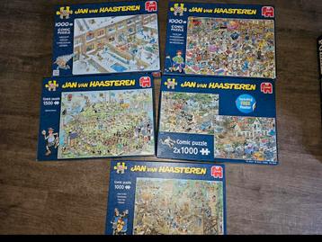 Diverse Jan van Haasteren puzzels beschikbaar voor biedingen