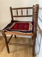 Antieke Hoekstoel met Riet Zitting, Antiek en Kunst, Antiek | Meubels | Stoelen en Banken, Ophalen