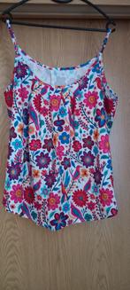Fleurig zomertopje xl nieuw, Verzenden, Maat 46/48 (XL) of groter, Nieuw, Zonder mouw