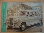 Mercedes 180 Brochure 1954 – W120 180d Ponton, Ophalen, Mercedes, Zo goed als nieuw, Mercedes-Benz