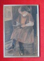 Adri Pieck.1894-1982.Lezend meisje.Prachtig!, Antiek en Kunst, Ophalen
