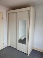 Schuifdeurkast met Spiegel, Huis en Inrichting, Kasten | Kledingkasten, Ophalen, Gebruikt, 100 tot 150 cm, 200 cm of meer