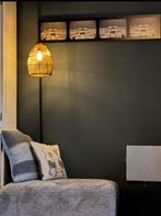 Mooie, zwarte vloerlamp, Ophalen, Zo goed als nieuw, Minder dan 100 cm