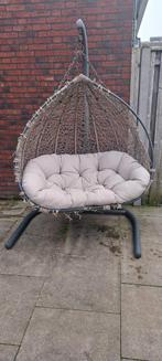 Hangstoel / egg chair. 2 persoons. Love seat., Tuin en Terras, Ophalen, Zo goed als nieuw