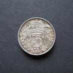 3 Pence 1919 Groot Brittanië km#813, Verzenden, Overige landen, Losse munt, Zilver