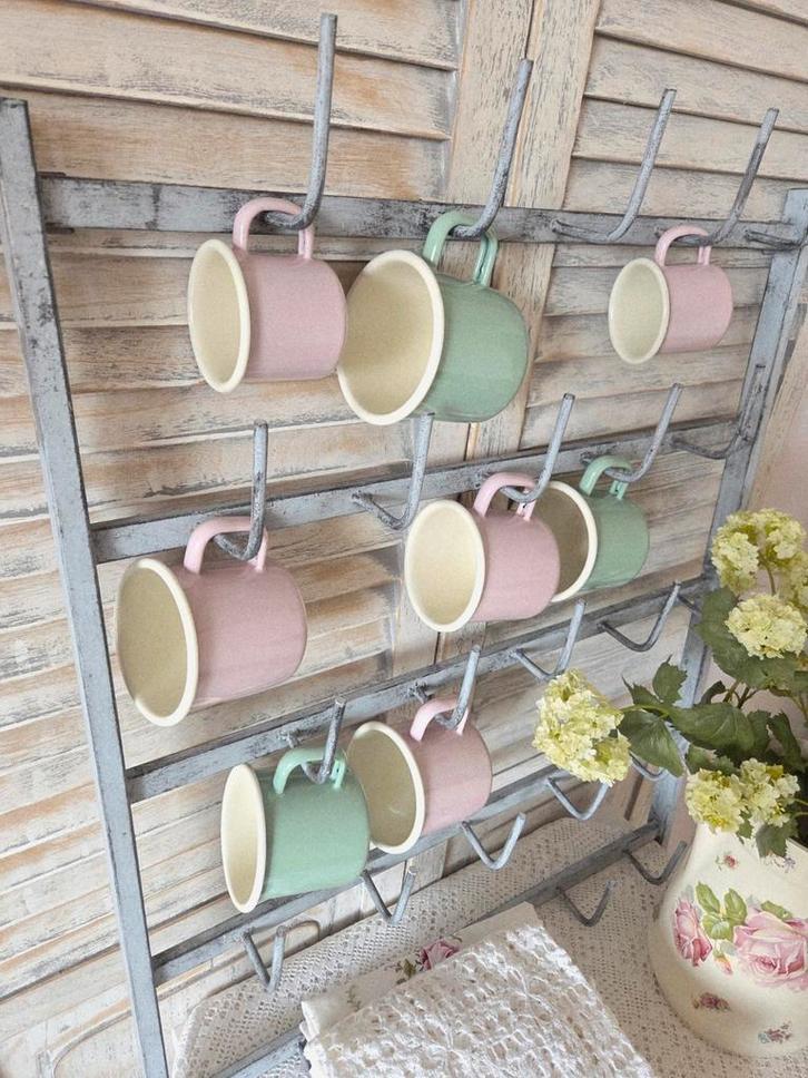 Groot brocant ijzer rek Ib laursen, Antiek en Kunst, Curiosa en Brocante, Ophalen of Verzenden