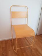 Vintage Gele Stalen Stoel, Ophalen, Gebruikt, Overige kleuren, Vintage