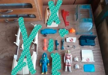 Vintage ghostbusters ecto 1 voertuig 80s onderdelen  beschikbaar voor biedingen