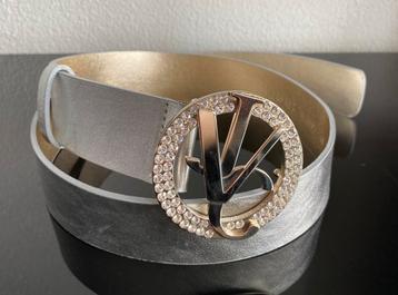 Leren Versace riem zilverkleurig beschikbaar voor biedingen
