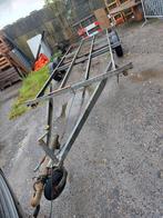 Onderstel geremd dubbelasser 500x225, Auto diversen, Aanhangers en Bagagewagens, Ophalen, Gebruikt