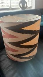 Ikat gestoffeerde lampenkap, Huis en Inrichting, Lampen | Lampenkappen, 25 tot 50 cm, Beige, Rond, Ophalen of Verzenden