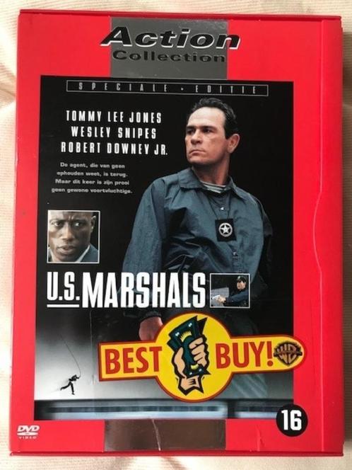 DVD U.S. Marshals met o.a. Tommy Lee Jones, Cd's en Dvd's, Dvd's | Actie, Gebruikt, Actiethriller, Vanaf 16 jaar, Ophalen of Verzenden