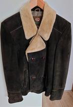 Dames Winter jas mt 36 Mrk Meindl Donkergroen lammeren leer, Meindl, Ophalen of Verzenden, Maat 36 (S), Gedragen