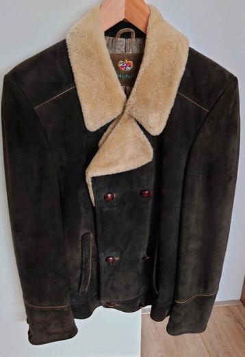 Dames Winter jas mt 36 Mrk Meindl Donkergroen lammeren leer  beschikbaar voor biedingen