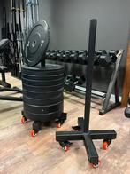 Nieuwe verrijdbare Bumperplate/schijven rek/rack, Ophalen, Overige typen, Nieuw, X