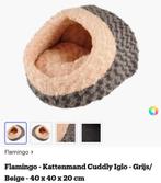Flamingo pluche iglo mand, Dieren en Toebehoren, Kattenmanden, Ophalen, Zo goed als nieuw, Pluche