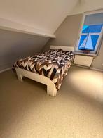 Mooi wit twijfelaar bed 120x200 met matras, Ophalen, Wit, Zo goed als nieuw, Twijfelaar