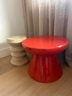 Leuke rode bijzettafel, Ophalen, Kunststof, Gebruikt, Eén