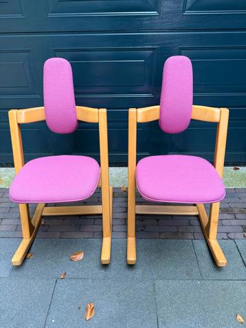 2 Stokke Balance Stoelen - Peter Opsvik Design beschikbaar voor biedingen