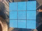 2 dozen tegeltjes ocean blue, Doe-het-zelf en Verbouw, Tegels, Ophalen, Nieuw, Minder dan 20 cm, Minder dan 20 cm