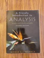 A Friendly Introduction to Analysis - 9780130457967, Boeken, Ophalen of Verzenden, Witold A.J. Kosmala, Beta, WO