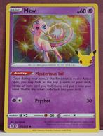 Mew Holo 011-025 Celebrations Pokémon Kaart, Hobby en Vrije tijd, Verzamelkaartspellen | Pokémon, Ophalen of Verzenden, Nieuw