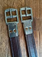 Bates beugelriemen bruin 137 cm rv stalen gespen, Dieren en Toebehoren, Ophalen of Verzenden, Gebruikt, Overige soorten