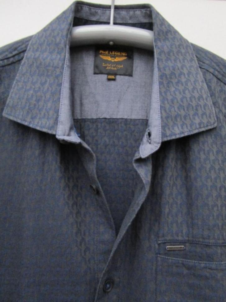 Stevig PME Legend overhemd, maat XXXL valt als XXL, Kleding | Heren, Overhemden, Zo goed als nieuw, Overige halswijdtes, Blauw